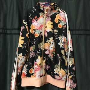 Floral Adidas Jacket